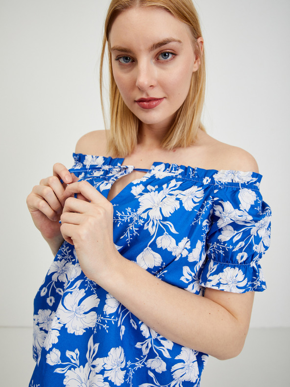 Orsay Camicetta floreale blu da donna ORSAY