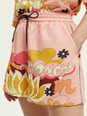 Scotch & Soda Scotch & Soda pantaloncini da donna in fantasia albicocca
