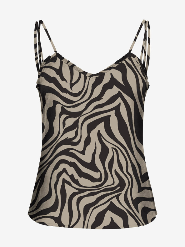 ONLY Canotta fantasia nera e beige da donna ONLY Nova