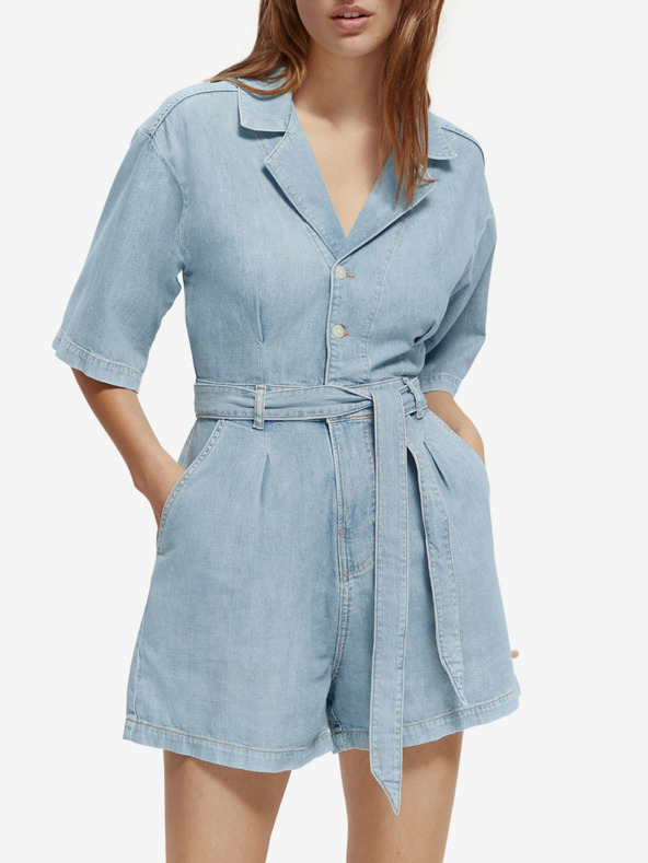 Scotch & Soda Tuta in denim da donna blu chiaro Scotch & Soda