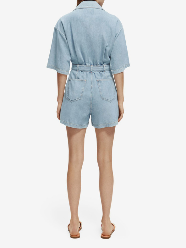 Scotch & Soda Tuta in denim da donna blu chiaro Scotch & Soda