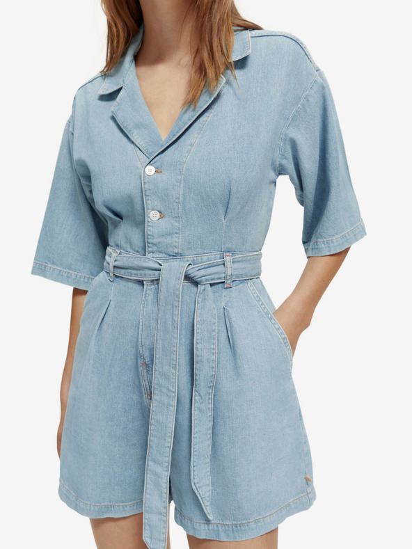 Scotch & Soda Tuta in denim da donna blu chiaro Scotch & Soda