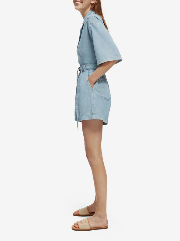 Scotch & Soda Tuta in denim da donna blu chiaro Scotch & Soda