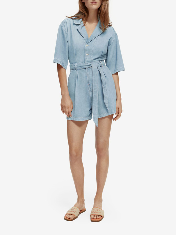 Scotch & Soda Tuta in denim da donna blu chiaro Scotch & Soda