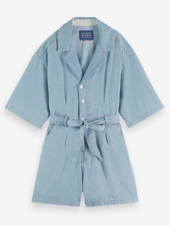 Scotch & Soda Tuta in denim da donna blu chiaro Scotch & Soda