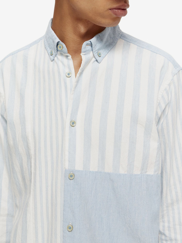 Scotch & Soda Camicia a righe Scotch & Soda blu e bianca da uomo