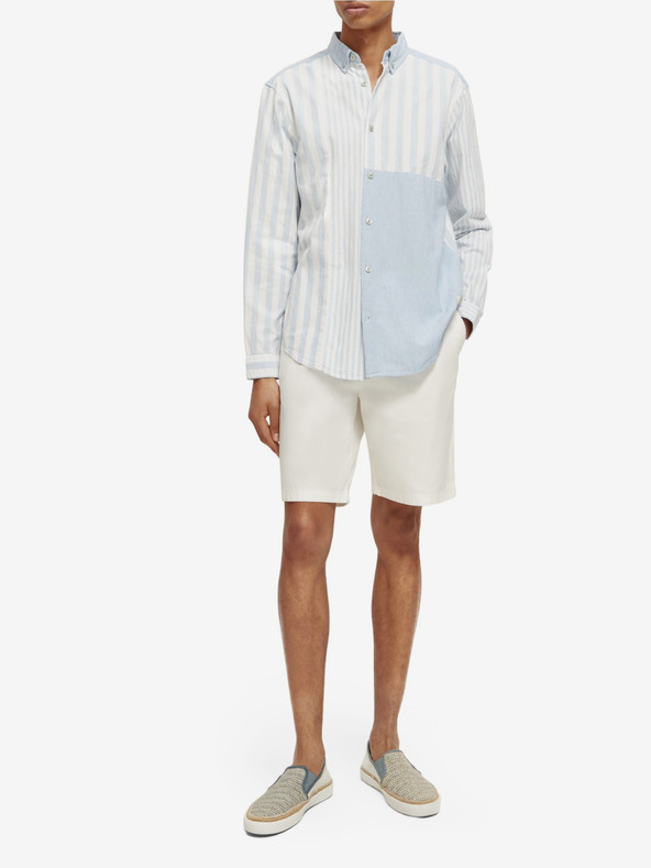Scotch & Soda Camicia a righe Scotch & Soda blu e bianca da uomo