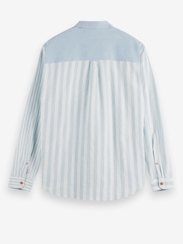 Scotch & Soda Camicia a righe Scotch & Soda blu e bianca da uomo