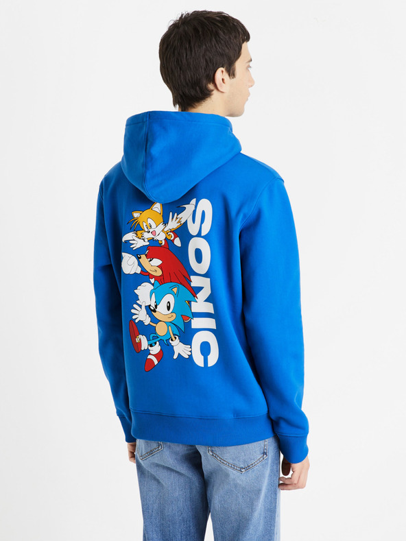 Celio Felpa Celio Sonic da uomo blu