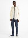 Celio Camicia in denim da uomo color crema Celio Dastroy