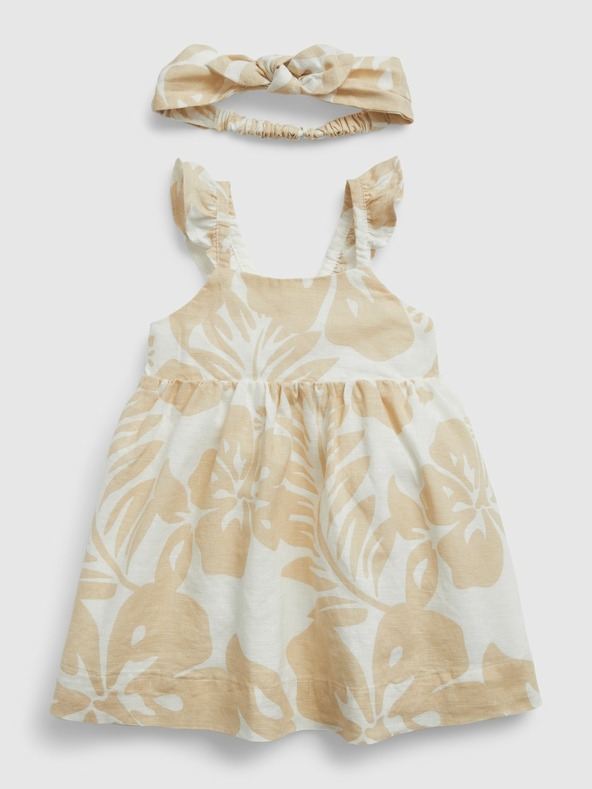 GAP Baby linen dress with headband GAP