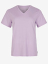 O'Neill Maglietta basic con scollo a V O'Neill ESSENTIALS V-NECK viola chiaro da donna