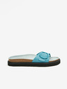 Ojju Ciabatte da donna turchesi in pelle OJJU