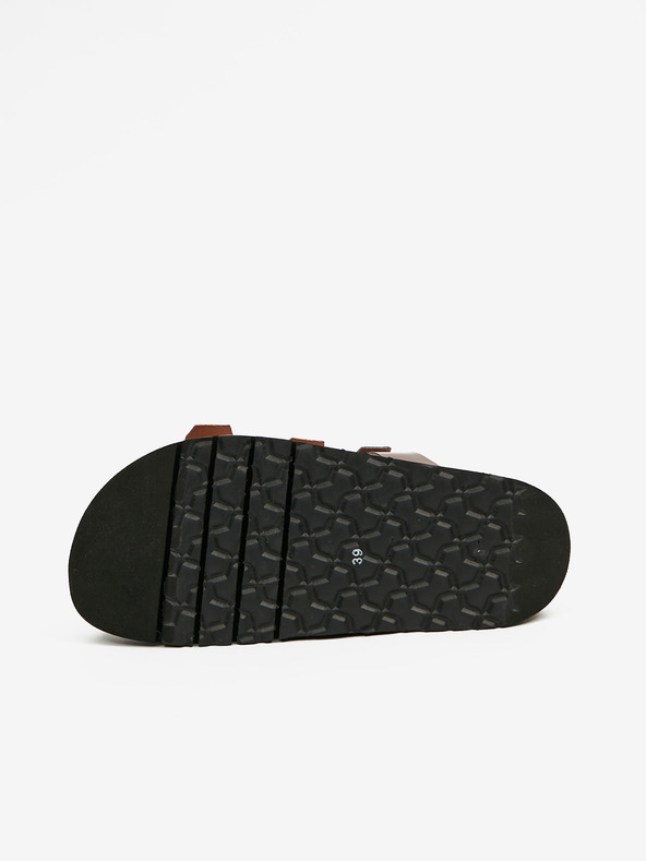 Ojju Pantofole con plateau viola e beige da donna OJJU