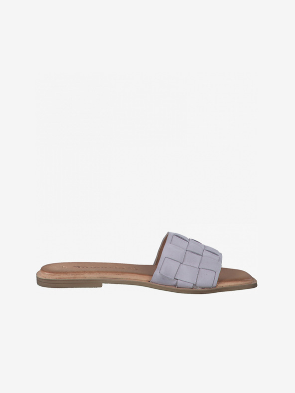 Tamaris Pantofole in pelle viola chiaro Tamaris