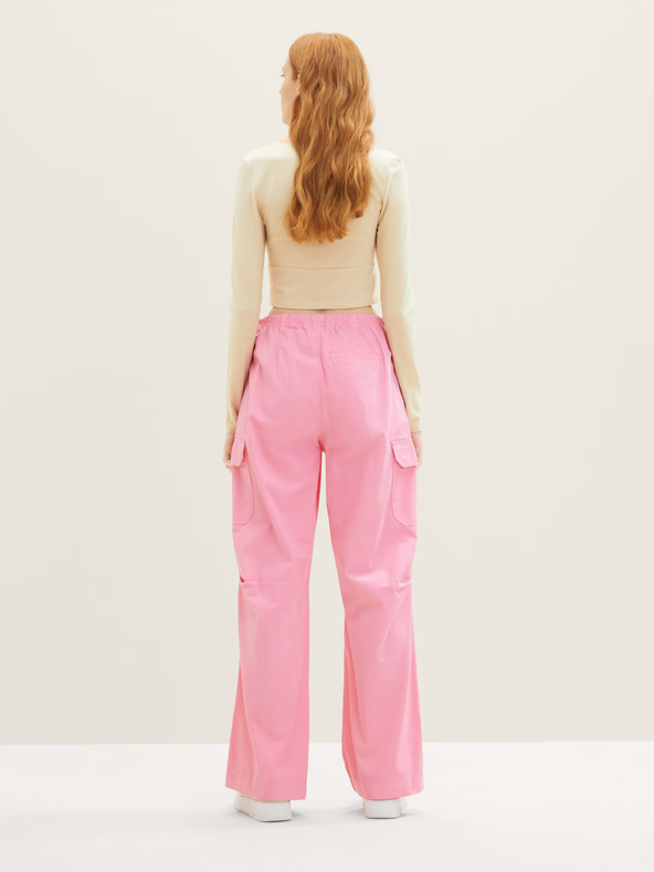 Tom Tailor Denim Pantaloni rosa con tasche da donna Tom Tailor Denim