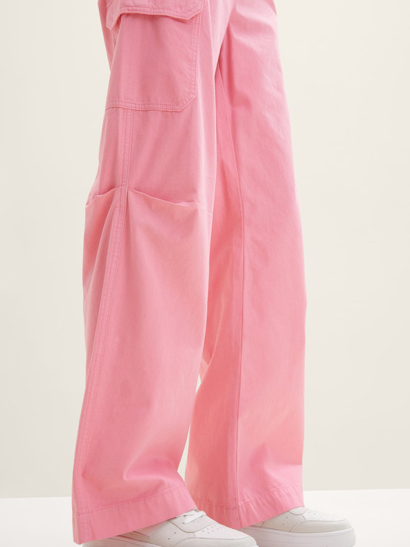 Tom Tailor Denim Pantaloni rosa con tasche da donna Tom Tailor Denim
