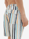 Tom Tailor Costume da bagno a righe arancione e blu da uomo Tom Tailor