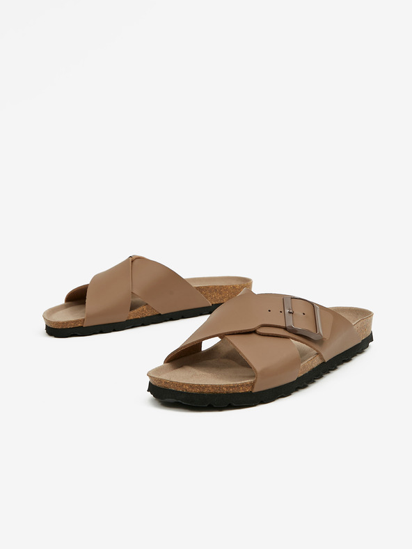 Ojju Pantofole da uomo marroni OJJU