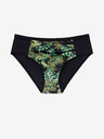 DORINA Slip bikini verde e nero da donna a fantasia DORINA Kano