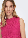ONLY Top da donna rosa scuro con pizzo ONLY Evie