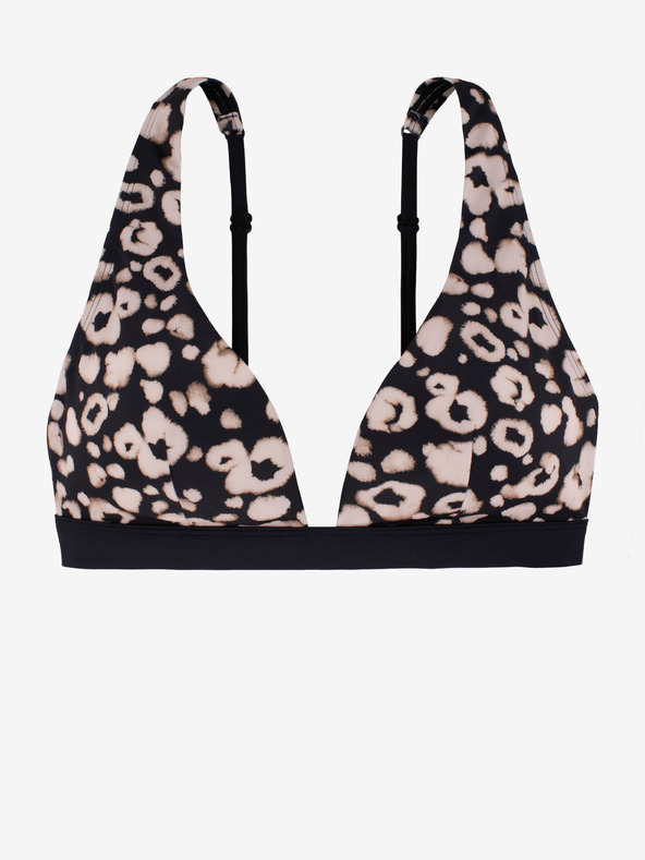 DORINA Top bikini a fantasia rosa e nero da donna DORINA Lagos