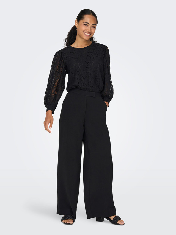 ONLY Camicetta in pizzo nera da donna ONLY Yrsa