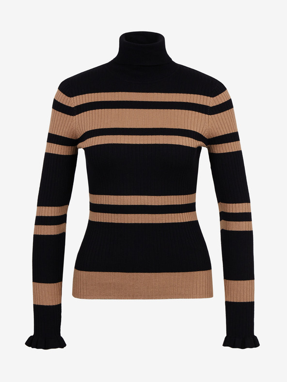 Orsay Cardigan a righe marrone e nero da donna ORSAY