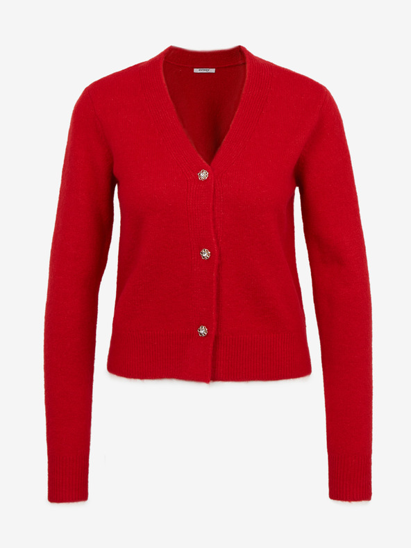 Orsay Cardigan da donna rosso in misto lana ORSAY