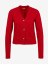 Orsay Cardigan da donna rosso in misto lana ORSAY