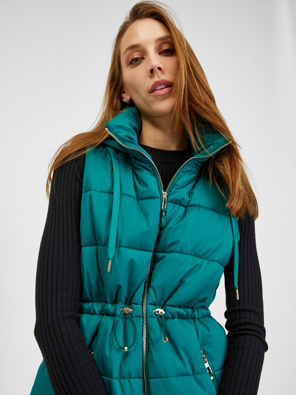 Orsay Gilet trapuntato ORSAY verde scuro da donna