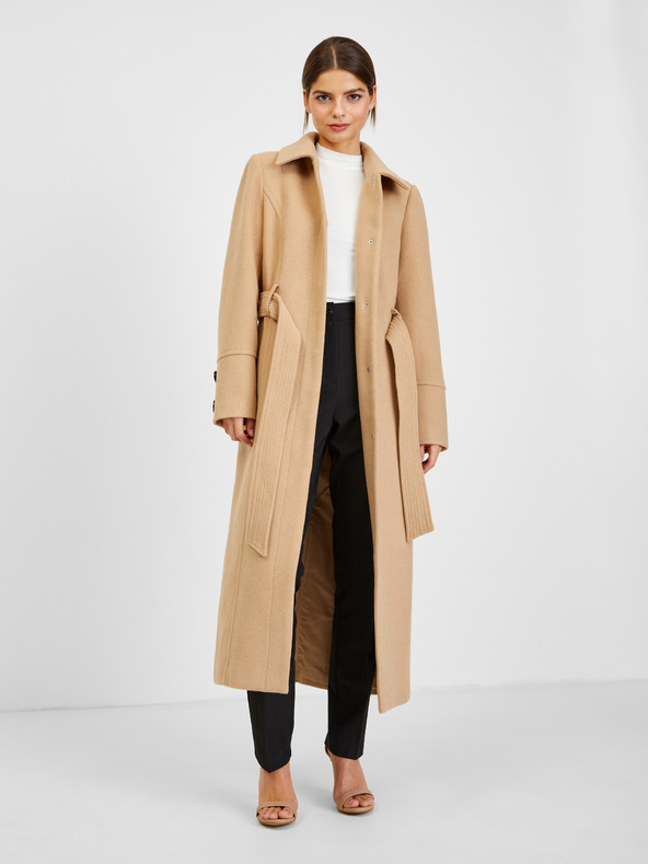 Orsay Cappotto invernale beige da donna in lana ORSAY