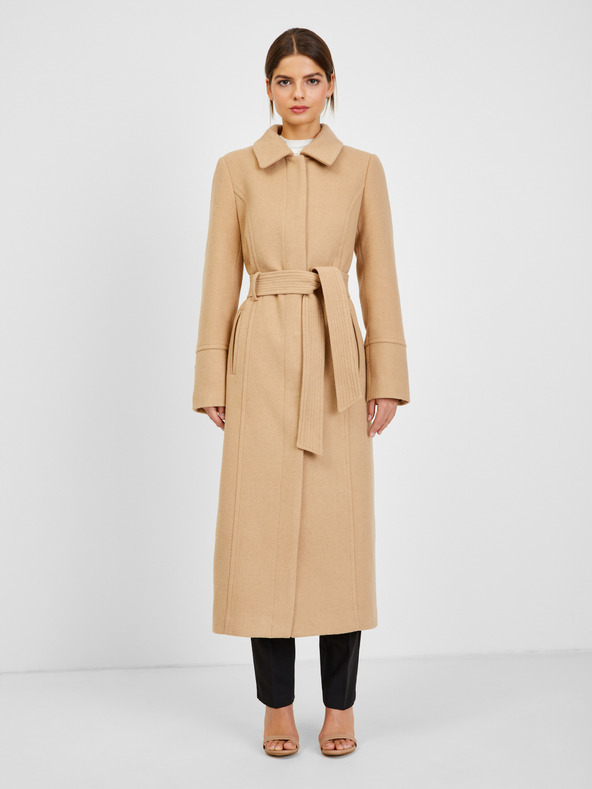 Orsay Cappotto invernale beige da donna in lana ORSAY