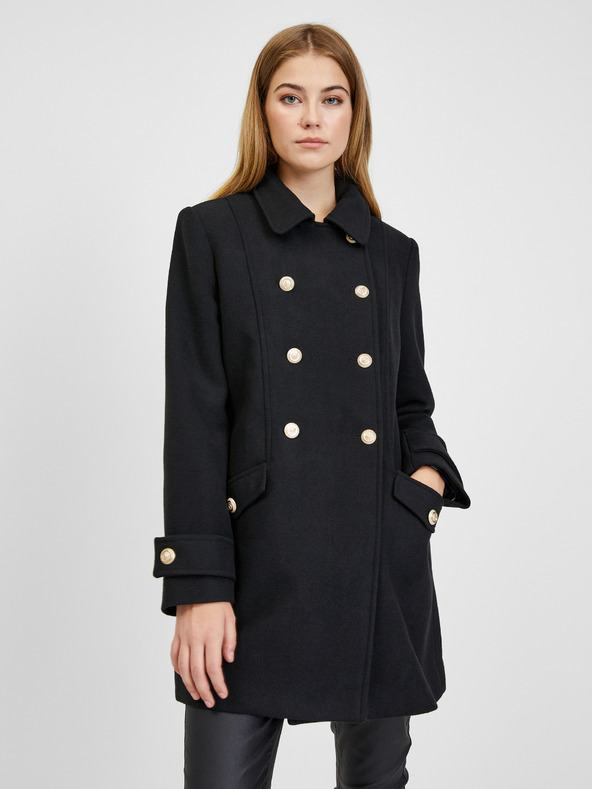 Orsay Cappotto invernale nero da donna in lana ORSAY