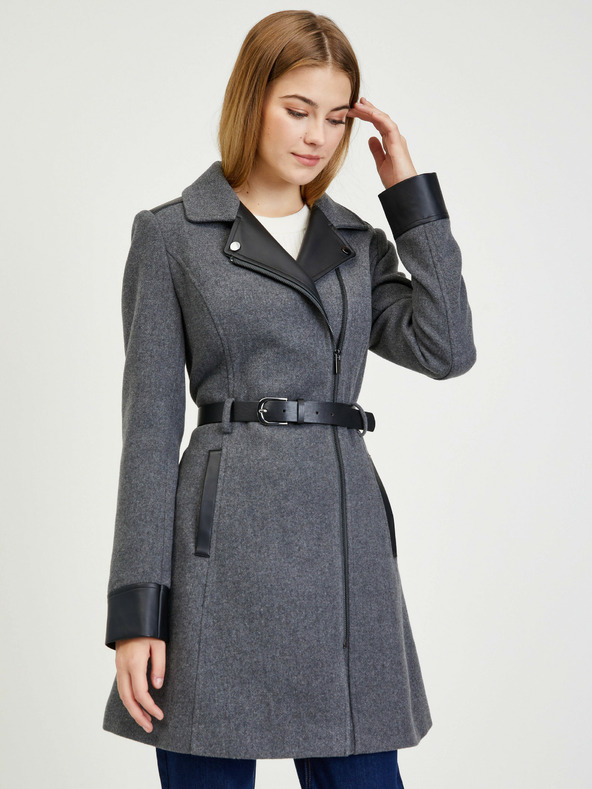 Orsay Cappotto invernale ORSAY grigio da donna in misto lana