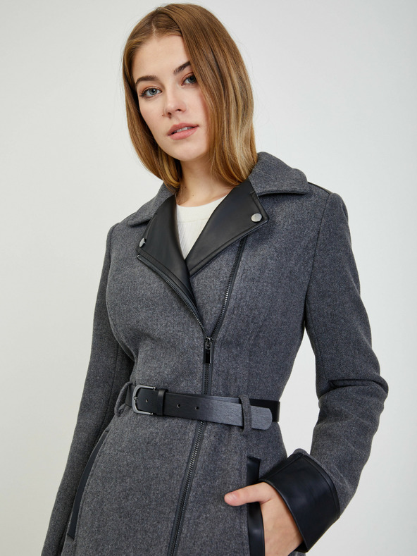 Orsay Cappotto invernale ORSAY grigio da donna in misto lana