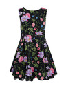 Orsay Abito a fiori nero per bambina ORSAY