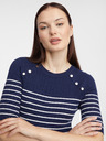 Orsay Abito in maglia a righe blu scuro da donna ORSAY
