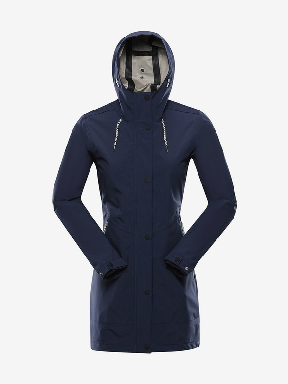 ALPINE PRO Cappotto impermeabile da donna blu scuro ALPINE PRO PERFETA