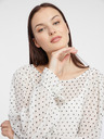Orsay Camicetta a pois bianca da donna ORSAY