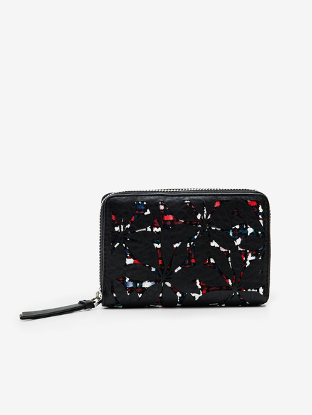 Desigual Portafoglio nero da donna Desigual Onyx Marisa a fantasia