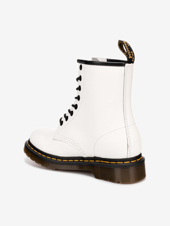 Dr. Martens Stivaletti in pelle bianchi da donna Dr. Martens 1460