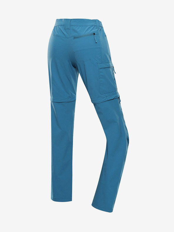 ALPINE PRO Pantaloni outdoor blu da donna con gambe staccabili ALPINE PRO NESCA