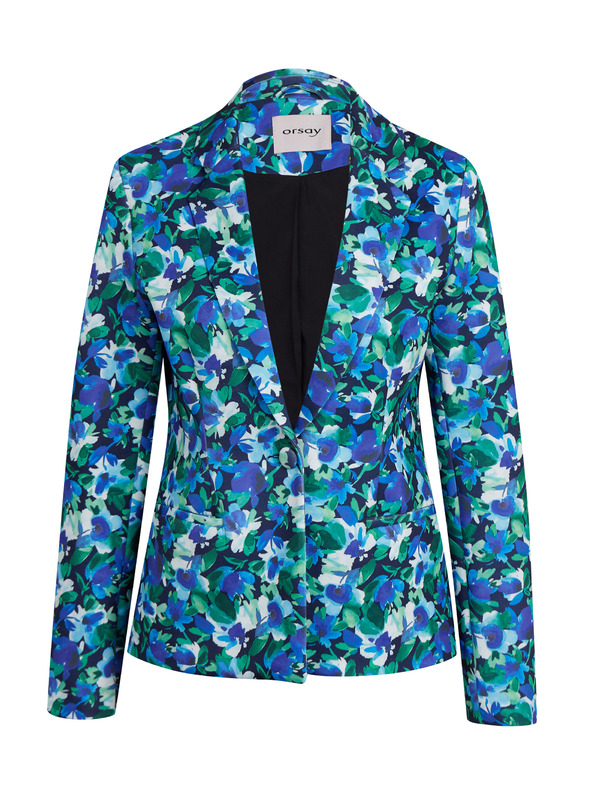Orsay Blazer da donna ORSAY verde e blu a fiori