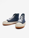 Diesel Scarpe da ginnastica alla caviglia blu con dettagli in pelle scamosciata Diesel Principia