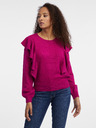 Orsay Maglione con volant rosa scuro da donna ORSAY