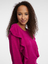 Orsay Maglione con volant rosa scuro da donna ORSAY