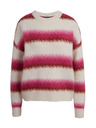 Orsay Maglione a righe rosa e crema da donna con lana ORSAY