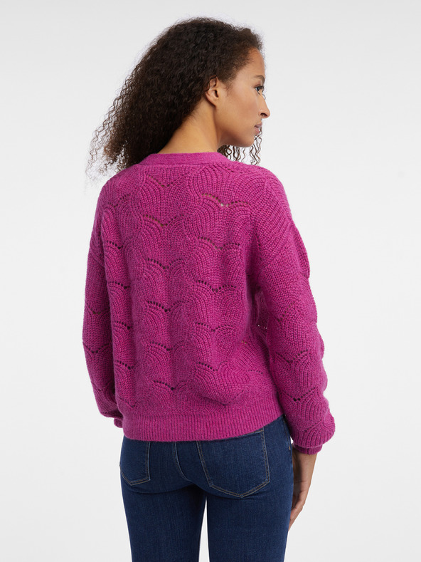 Orsay Cardigan da donna rosa scuro ORSAY
