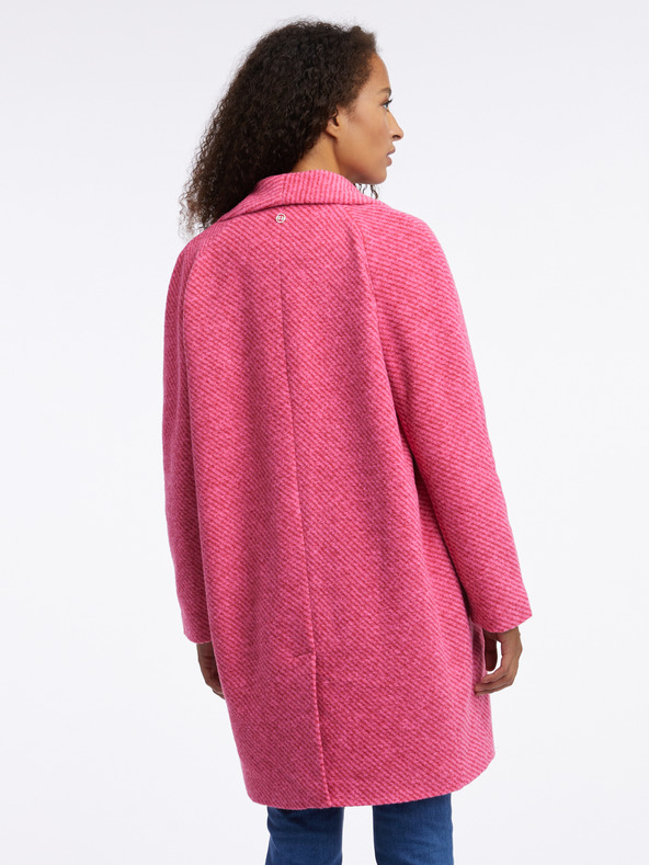 Orsay Cappotto da donna ORSAY in misto lana rosa scuro